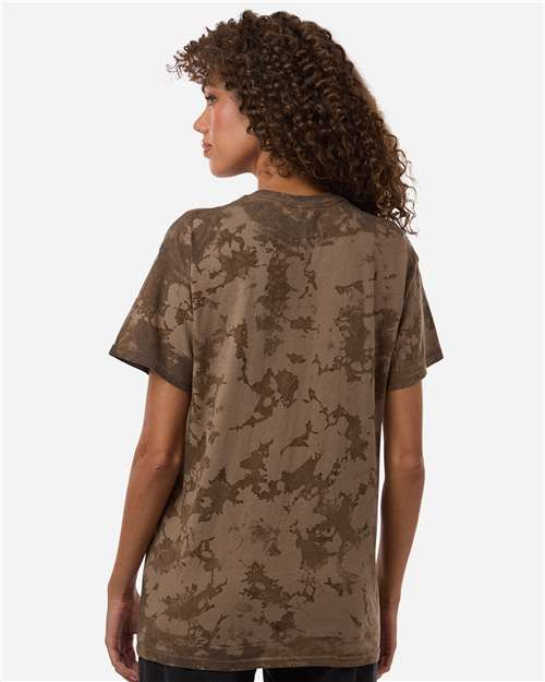 Colortone 1275 Unisex Iced T-Shirt - Iced Brown - model back
