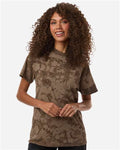 Colortone 1275 Unisex Iced T-Shirt - Iced Brown - model front