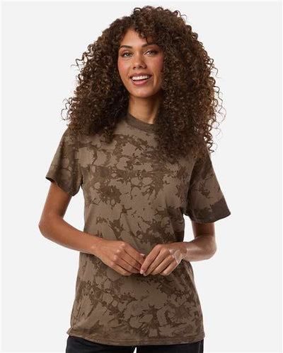 Colortone 1275 Unisex Iced T-Shirt - Iced Brown - model front