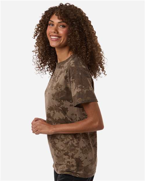 Colortone 1275 Unisex Iced T-Shirt - Iced Brown - model side