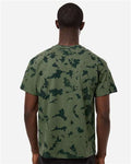 Colortone 1275 Unisex Iced T-Shirt - Iced Green - model back