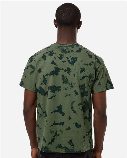 Colortone 1275 Unisex Iced T-Shirt - Iced Green - model back