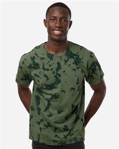 Colortone 1275 Unisex Iced T-Shirt - Iced Green - model front