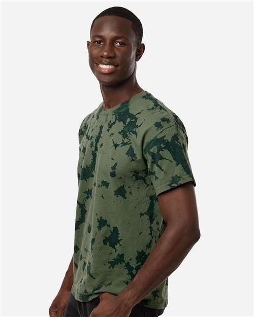 Colortone 1275 Unisex Iced T-Shirt - Iced Green - model side