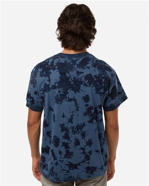 Colortone 1275 Unisex Iced T-Shirt - Iced Navy - model back