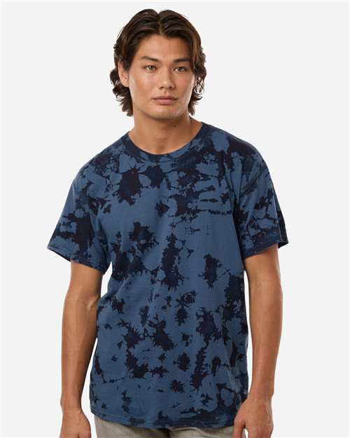Colortone 1275 Unisex Iced T-Shirt - Iced Navy - model front