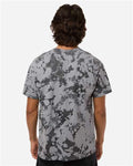 Colortone 1275 Unisex Iced T-Shirt - Iced Silver - model back