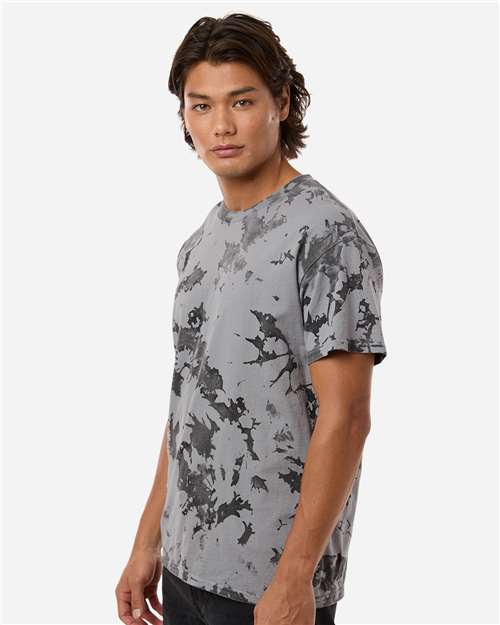 Colortone 1275 Unisex Iced T-Shirt - Iced Silver - model side