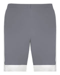 Augusta Sportswear 6889 Unisex Match-Up Basketball Shorts - Graphite/ White - back