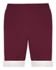 Maroon/ White