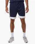 Augusta Sportswear 6889 Unisex Match-Up Basketball Shorts - Navy/ White - model front