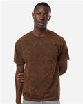 Colortone 1300 Unisex Mineral Wash T-Shirt - Mineral Brown - model front