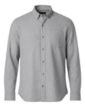 Boxercraft BU7401 Men's Flannel Button Down Shirt - Oxford Heather - front