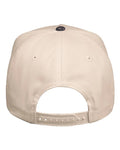 Valucap 8869 Five-Panel Twill Cap - Natural/ Realtree All Purpose - back