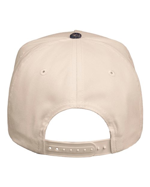 Valucap 8869 Five-Panel Twill Cap - Natural/ Realtree All Purpose - back