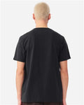 BELLA + CANVAS 4810GD Unisex Heavyweight Garment-Dyed Tee - Black - model back