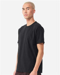 BELLA + CANVAS 4810GD Unisex Heavyweight Garment-Dyed Tee - Black - model side