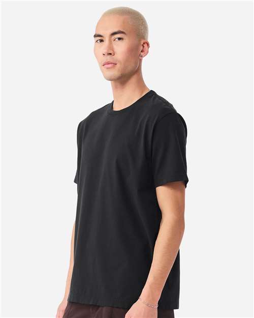 BELLA + CANVAS 4810GD Unisex Heavyweight Garment-Dyed Tee - Black - model side
