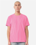 BELLA + CANVAS 4810GD Unisex Heavyweight Garment-Dyed Tee - Bubble Gum - model front