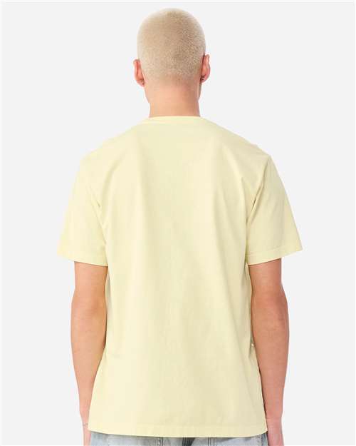 BELLA + CANVAS 4810GD Unisex Heavyweight Garment-Dyed Tee - Buttermilk - model back