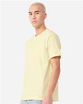 BELLA + CANVAS 4810GD Unisex Heavyweight Garment-Dyed Tee - Buttermilk - model side