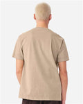 BELLA + CANVAS 4810GD Unisex Heavyweight Garment-Dyed Tee - Khaki - model back