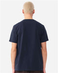 BELLA + CANVAS 4810GD Unisex Heavyweight Garment-Dyed Tee - Navy - model back
