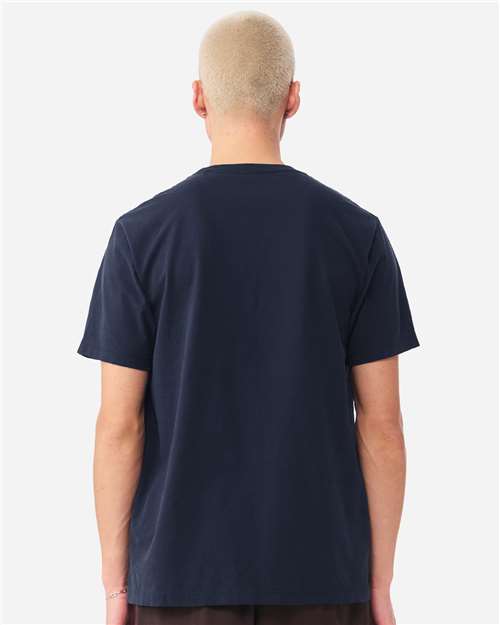 BELLA + CANVAS 4810GD Unisex Heavyweight Garment-Dyed Tee - Navy - model back