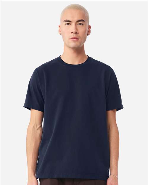 BELLA + CANVAS 4810GD Unisex Heavyweight Garment-Dyed Tee - Navy - model front