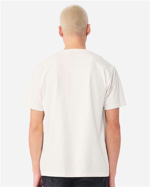 BELLA + CANVAS 4810GD Unisex Heavyweight Garment-Dyed Tee - Vintage White - model back
