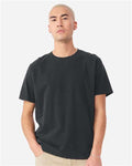 BELLA + CANVAS 4810GD Unisex Heavyweight Garment-Dyed Tee - Washed Black - model front