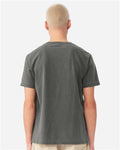 BELLA + CANVAS 4810GD Unisex Heavyweight Garment-Dyed Tee - Washed Charcoal - model back