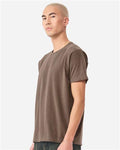 BELLA + CANVAS 4810GD Unisex Heavyweight Garment-Dyed Tee - Washed Cocoa - model side