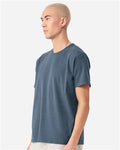 BELLA + CANVAS 4810GD Unisex Heavyweight Garment-Dyed Tee - Washed Denim - model side