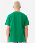 BELLA + CANVAS 4810GD Unisex Heavyweight Garment-Dyed Tee - Washed Kelly - model back