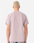 BELLA + CANVAS 4810GD Unisex Heavyweight Garment-Dyed Tee - Washed Lavender - model back