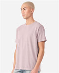 BELLA + CANVAS 4810GD Unisex Heavyweight Garment-Dyed Tee - Washed Lavender - model side