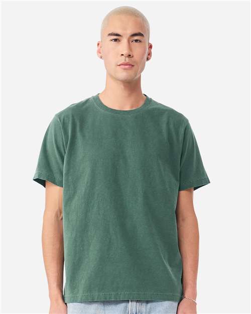 BELLA + CANVAS 4810GD Unisex Heavyweight Garment-Dyed Tee - Washed Pine - model front