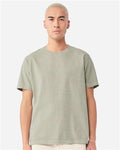 BELLA + CANVAS 4810GD Unisex Heavyweight Garment-Dyed Tee - Washed Thyme - model front