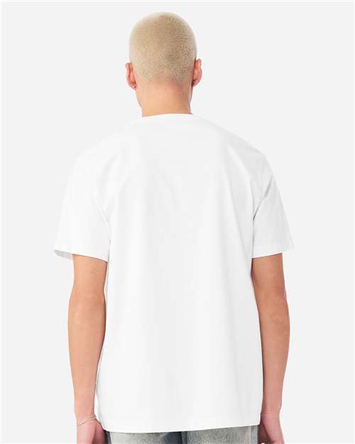 BELLA + CANVAS 4810GD Unisex Heavyweight Garment-Dyed Tee - White - model back