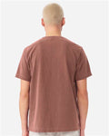BELLA + CANVAS 4810GD Unisex Heavyweight Garment-Dyed Tee - Washed Chestnut - model back