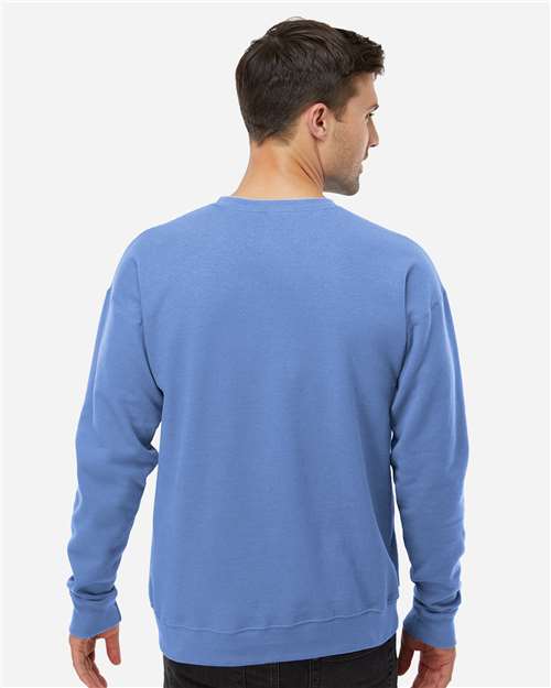 Tultex 340 Unisex Fleece Crewneck Sweatshirt - Columbia Blue - model back