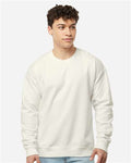 Tultex 340 Unisex Fleece Crewneck Sweatshirt - Natural - model front