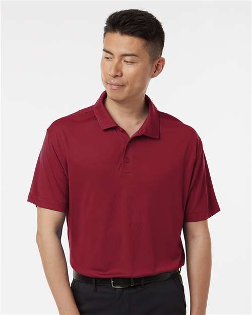 AllPro 41800 Men's Pro-Lock Performance Polo - Cardinal - model front