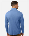 AllPro 41870 Men's Pro-Lock Performance Quarter-Zip Pullover - Heather Royal - model back