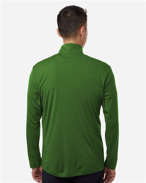 AllPro 41870 Men's Pro-Lock Performance Quarter-Zip Pullover - Olive Green - model back