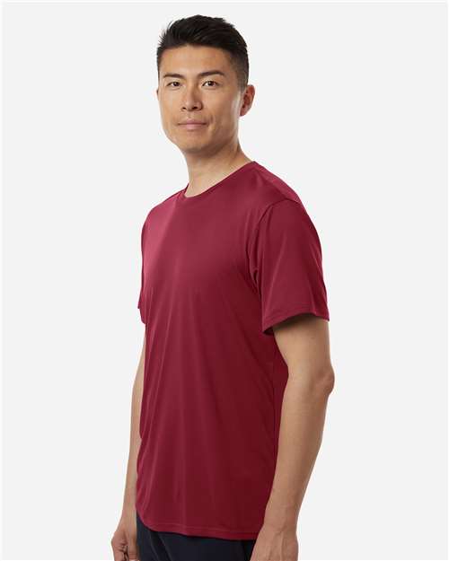 AllPro 48000 Men's Pro-Lock Performance T-Shirt - Cardinal - model side