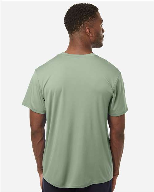AllPro 48000 Men's Pro-Lock Performance T-Shirt - Sage - model back
