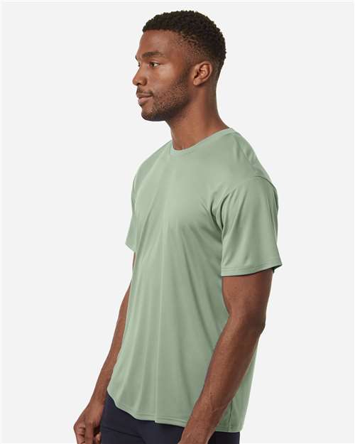 AllPro 48000 Men's Pro-Lock Performance T-Shirt - Sage - model side