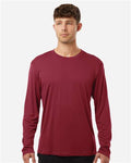 AllPro 48400 Unisex Pro-Lock Performance Long Sleeve T-Shirt - Cardinal - model front
